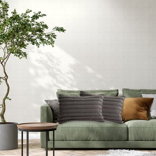 Housses De Coussin 30x50cm, Lot De 2, Fermeture Éclair Dissimulée, Velours Simple Face, Gris