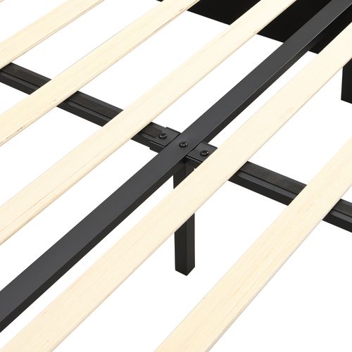 Lit Rembourré Adulte 180x200 Cm Rembourrage à Rivets, Pieds En Bois, Velours, Gris