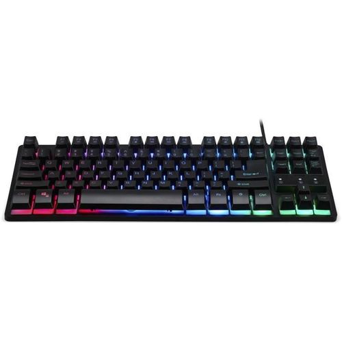 Clavier Gaming - Membrane - Gp.kbd11.01w - Azerty - Rétro-éclairage Rgb