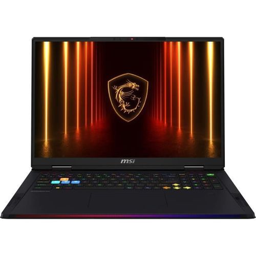 PC Portable Gamer - Raider 18 Hx Ai - 18 Uhd+ Miniled 120hz - I9-285hx - Ram 64 Go - Ssd 4 To