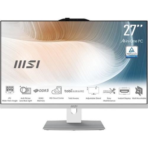 PC Tout-en-un - 27'' - Sans Windows -ecran Fhd - Core 7 150u - Ram 16go - Stockage 1to - Pied Ajus