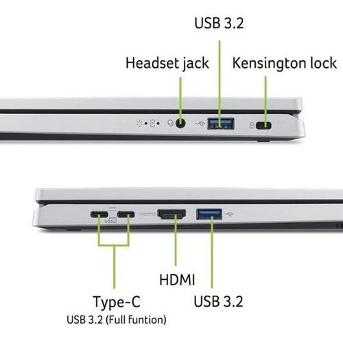 PC Portable Aspire Ag14-22p-r5vy - Windows 11 -14'' Wuxga Ips -amd Ryzen 5-7520u -ram 16go -512go