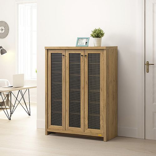 Meuble à Chaussures 3 Portes Gridwood