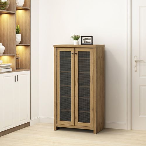 Meuble à Chaussures 2 Portes Grand Modèle Gridwood