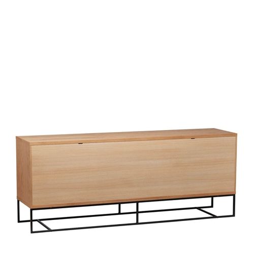 Buffet 4 Portes Coulissantes "ende" 188cm Chêne