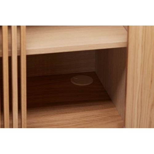 Buffet 4 Portes Coulissantes "ende" 188cm Chêne