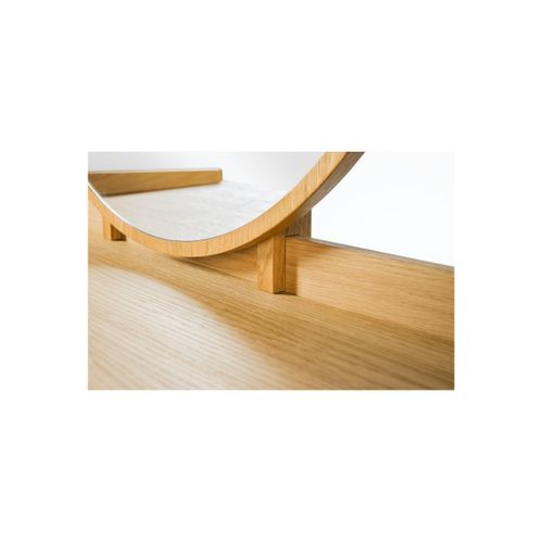 Coiffeuse Design En Bois "rayburn" 115cm Naturel