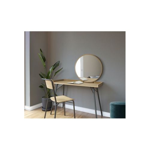 Coiffeuse Design En Bois "rayburn" 115cm Naturel