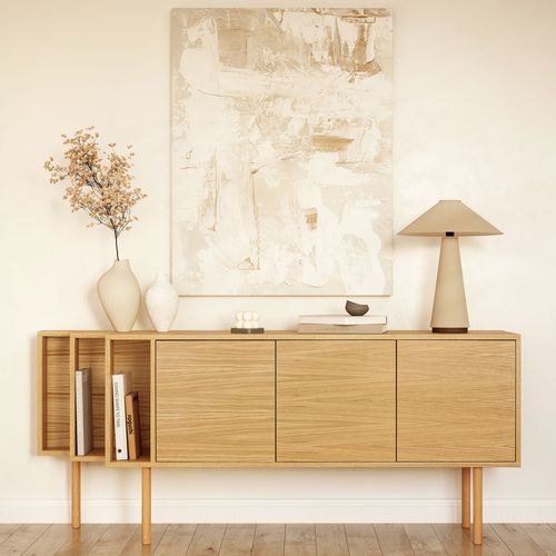 Buffet 3 Portes En Bois L189cm