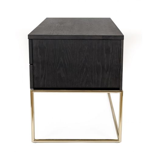 Bureau Design "pimlico" 130cm Charbon