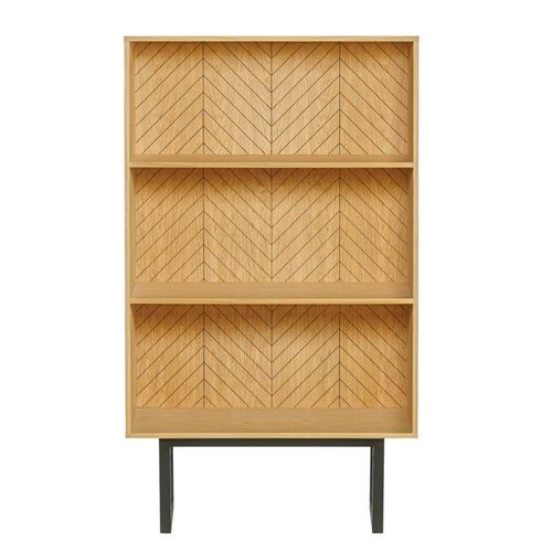 Bibliothèque 3 Niveaux "camden" 150cm Naturel