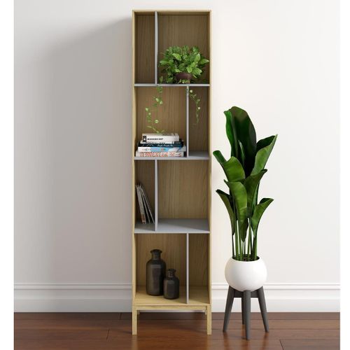 Bibliothèque Design "abbeywood" 185cm Naturel