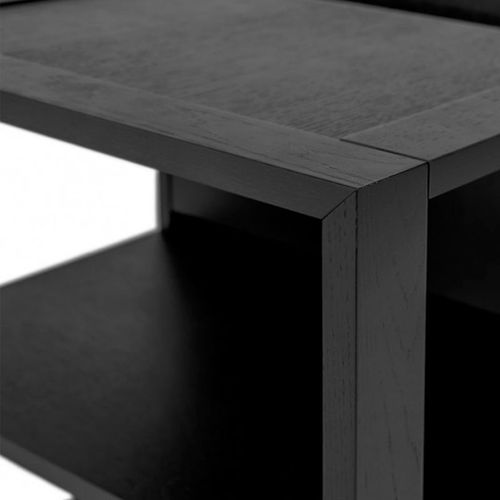 Table D'appoint Design "cuben" 50cm Noir