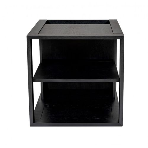 Table D'appoint Design "cuben" 50cm Noir