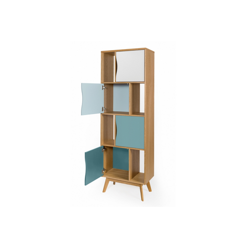 Bibliothèque En Bois 4 Portes