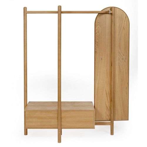 Meuble D'entrée Vestiaire "tripode" 180cm Naturel