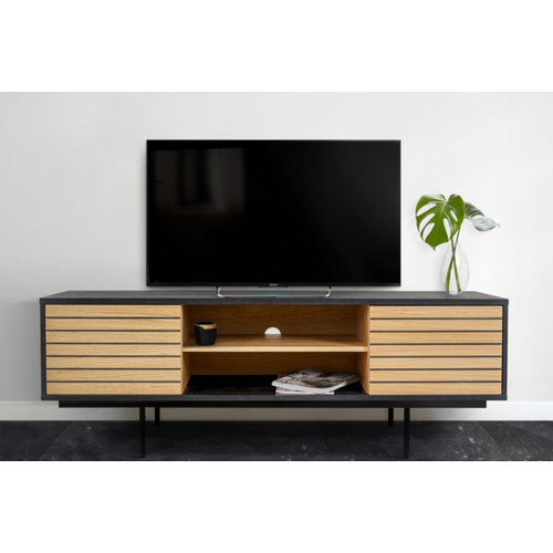 Meuble TV Moderne En Bois Et Métal - Sauland