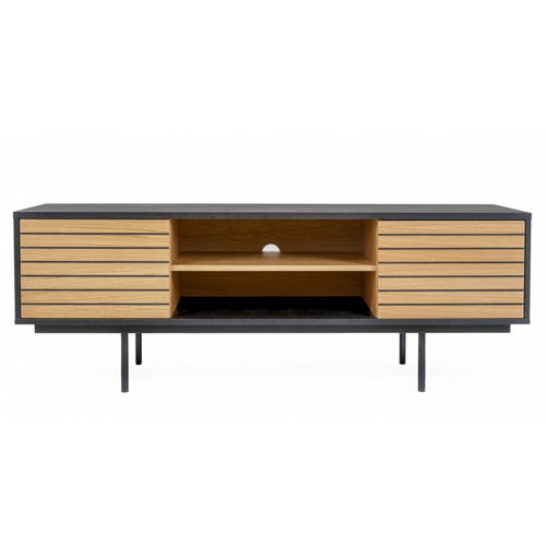 Meuble TV Moderne En Bois Et Métal - Sauland