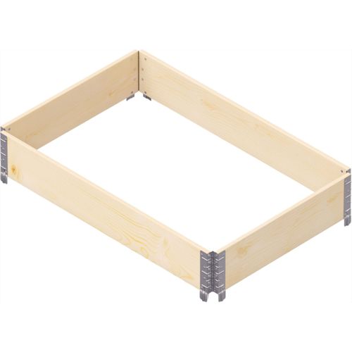 Carré Potager Gardenbox 120 X 80 Cm Naturel