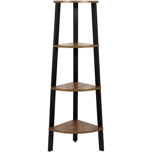 Étagère D'angle En Métal Rustique Pour Salon Et Chambre