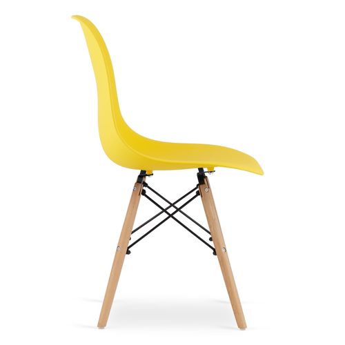 Chaise Osaka Jaune, Design Ergonomique Pour Salon