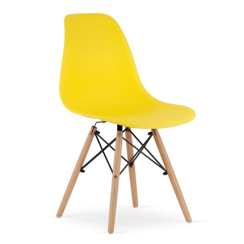 Chaise Osaka Jaune, Design Ergonomique Pour Salon