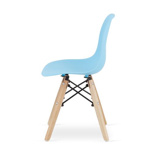 Chaise Ergonomique Zubi Bleue En Polypropylène X4