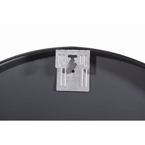 Miroir Rond 70 Cm, Cadre En Métal Noir, Style Scandinave