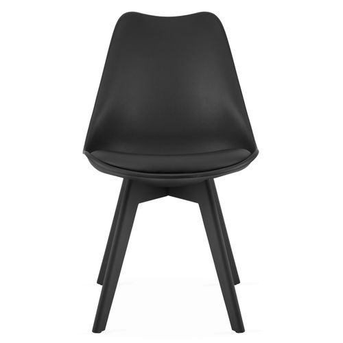 Chaise Rixk - Design Ergonomique Noir Pour Salon X4