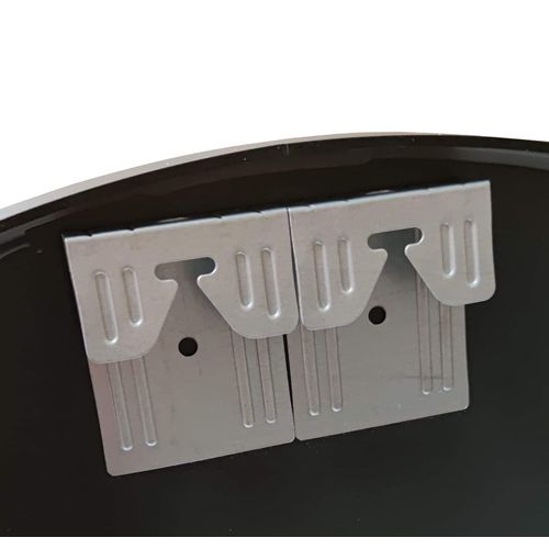 Miroir Rond Avec Cadre Noir Pour Salle De Bain Et Salon, 80 Cm