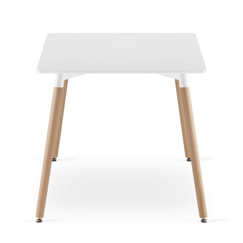 Table De Salle à Manger Moderne Blanche Yuro 120 Cm X 80 Cm