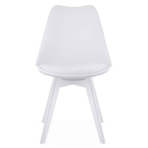Chaise Rixk - Design Ergonomique Blanc Pour Salon X4