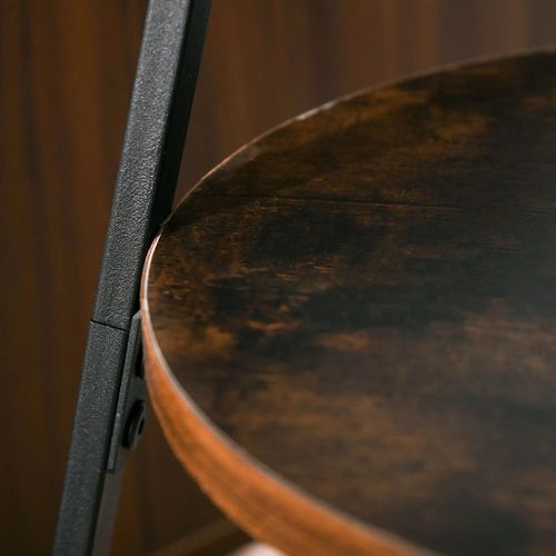 Porte-manteau, Cintre, 7 Crochets, Noir + Marron