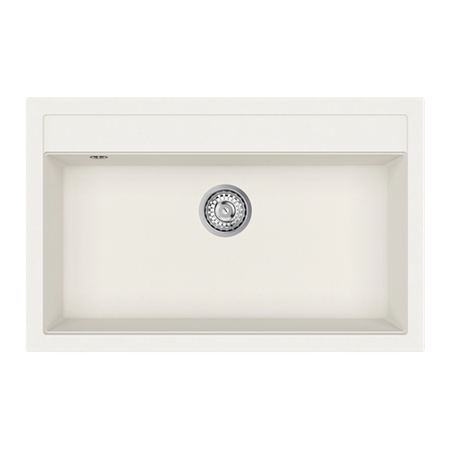 Évier Granit Blanc Helika Quadro 1 Bac