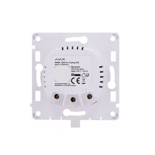 Ajax Interrupteur Intelligent. Relais Pour Un Interrupteur à Touche Double. Le Bouton Est à Command