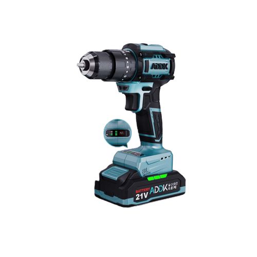 Perceuse Sans Fil 21 V, 2 Batteries 2,0 Ah, Couple 40 Nm, 24 + 3 Réglages De Couple, 55 Accessoires