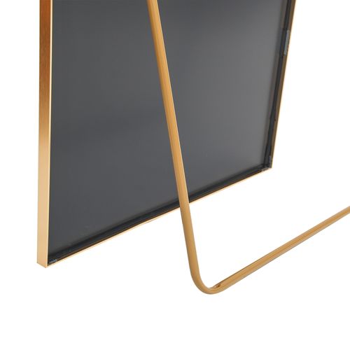Miroir De Courtoisie Arqué Pleine Longueur 180 X 80 Cm, Adapté à La Chambre, Au Salon, Doré