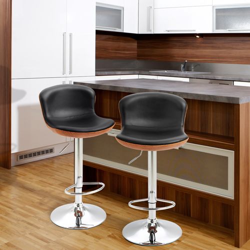 2 Tabourets De Bar Ergonomiques - Hauteur Réglable 85-106 Cm - Idéal Cuisine
