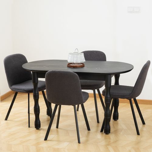 Lot De 2 Chaises - Housse Teddy Douce, Pieds Métal - Confort Optimal