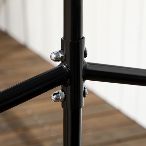 Porte-vêtements Robust 150x60x170 Cm - Grand Espace De Rangement - Montage Facile