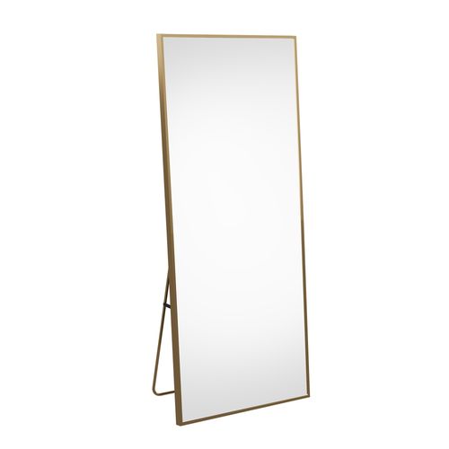 Miroir Sur Pied (177 X 77 Cm) à Poser Au Sol, à Incliner Ou à Accrocher,cadre Doré