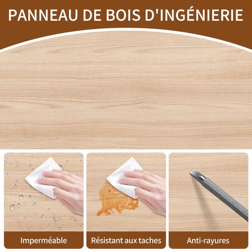 Meuble TV Extensible Avec 3 Tiroirs, Éclairage LED, Convient Aux Téléviseurs De 65 Pouces, Blanc