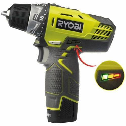 Perceuse-visseuse Ryobi 12v - 2 Batteries 2.0ah - 1 Chargeur R12dd-220s