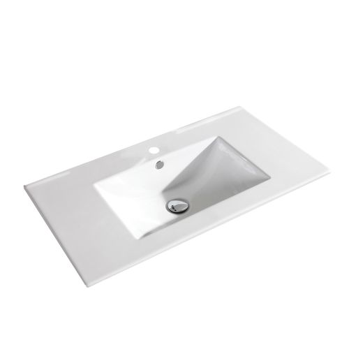 Meuble Avec Vasque 80 Cm Chêne Californien Gris Aquasun