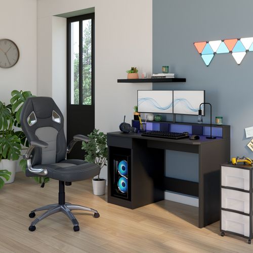 Fauteuil de bureau Carbon Noir et gris
