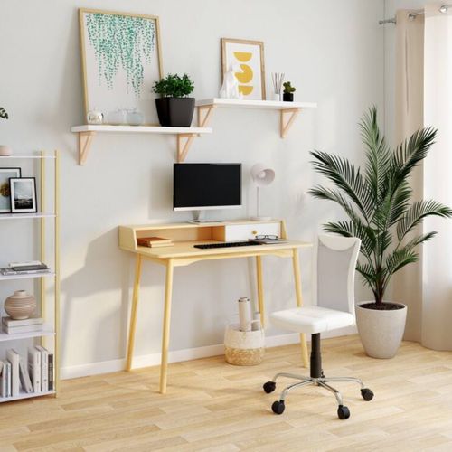 Fauteuil de bureau Luxe 2 Blanc