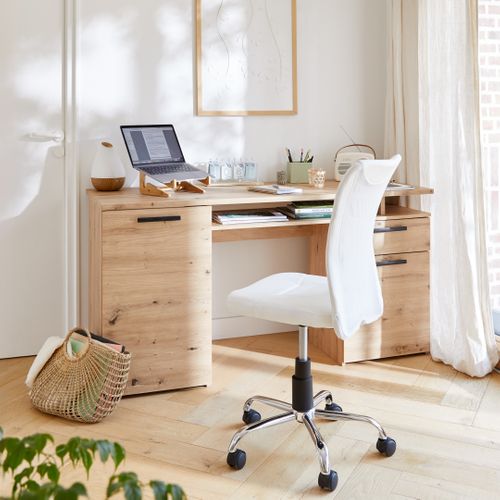 Fauteuil de bureau Luxe 2 Blanc