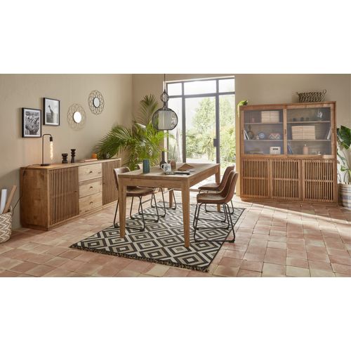 Chaise ROMANE Marron vintage