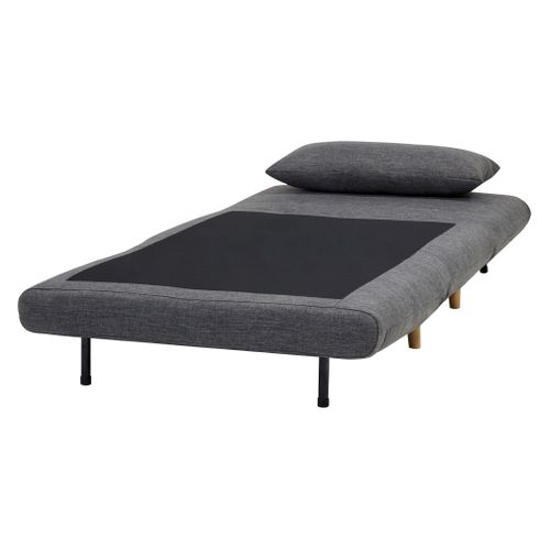 Fauteuil convertible IGLOO tissu gris foncé