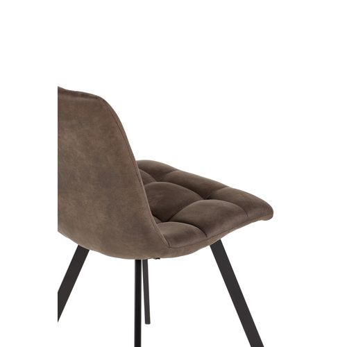 Chaise SAVINA marron foncé